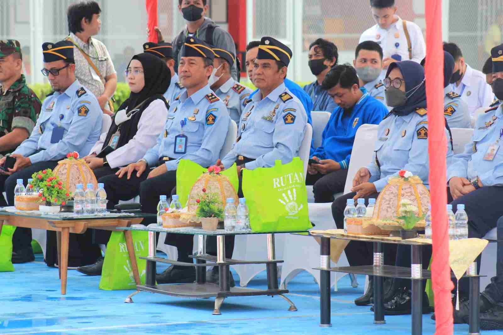 Pembukaan kegiatan program rehabilitasi medis puluhan warga binaan penyalahgunaan narkotika di Rutan Kelas I Makassar. (Foto: Dok. Rutan Kelas I Makassar)