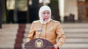 Khofifah Bergabung, TKN Pede Suara 65 Persen di Jawa Timur. (Liputan6.com/Dian Kurniawan).