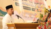 Pjs Wali Kota Makassar Saat Membuka Acara Peringatan Maulid Nabi Muhammad SAW di Masjid Raya