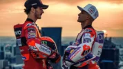 Pebalap Dua Ducati Jorge Martin dan Francesco Bagnaia