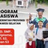 Pemprov Sulsel Hadirkan Beasiswa Tingkat SD hingga S3, Cek Syaratnya!