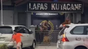 Tangkapan Layar Puluhan Napi Lapas Kutacane Aceh Tenggara Kabur