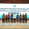 PLN dan Serikat Pekerja Dalam Penandatanganan Perjanjian Kerja Bersama (PKB) PT PLN (Persero) Periode Tahun 2025-2027